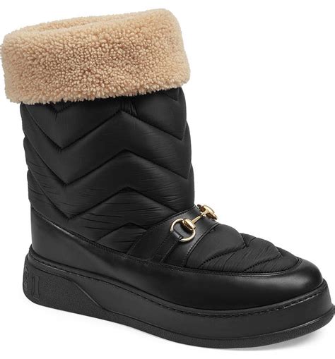 gucci snow boots|Gucci boots with rhinestones.